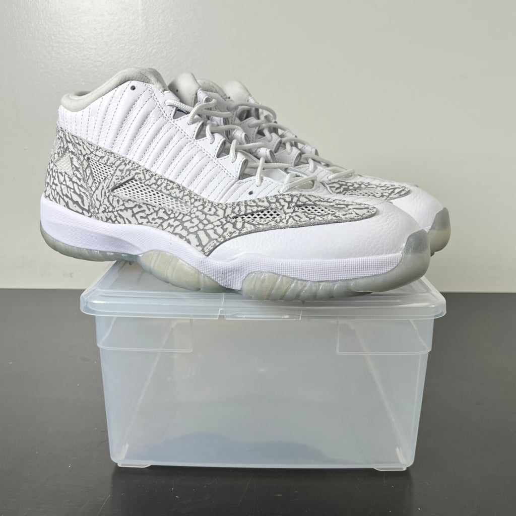 Jordan 11 Retro Low IE Cobalt (2015) 13 (New Pre-Owned)JordanWhite/Cobalt-Zen Grey-Cement Grey - Image 1