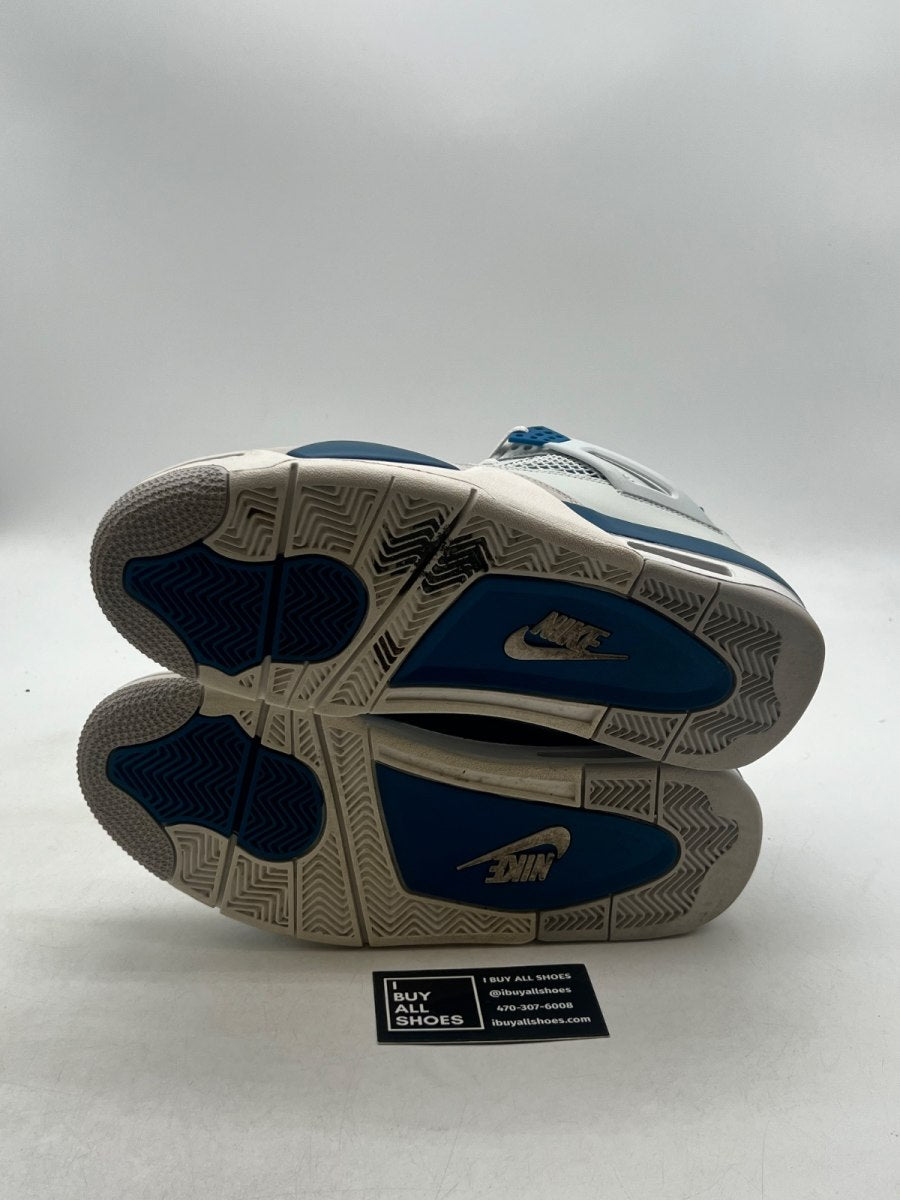 Jordan 4 Retro Military Blue (2024) 9.5 (Lightly Worn Pre-Owned) - Image 8