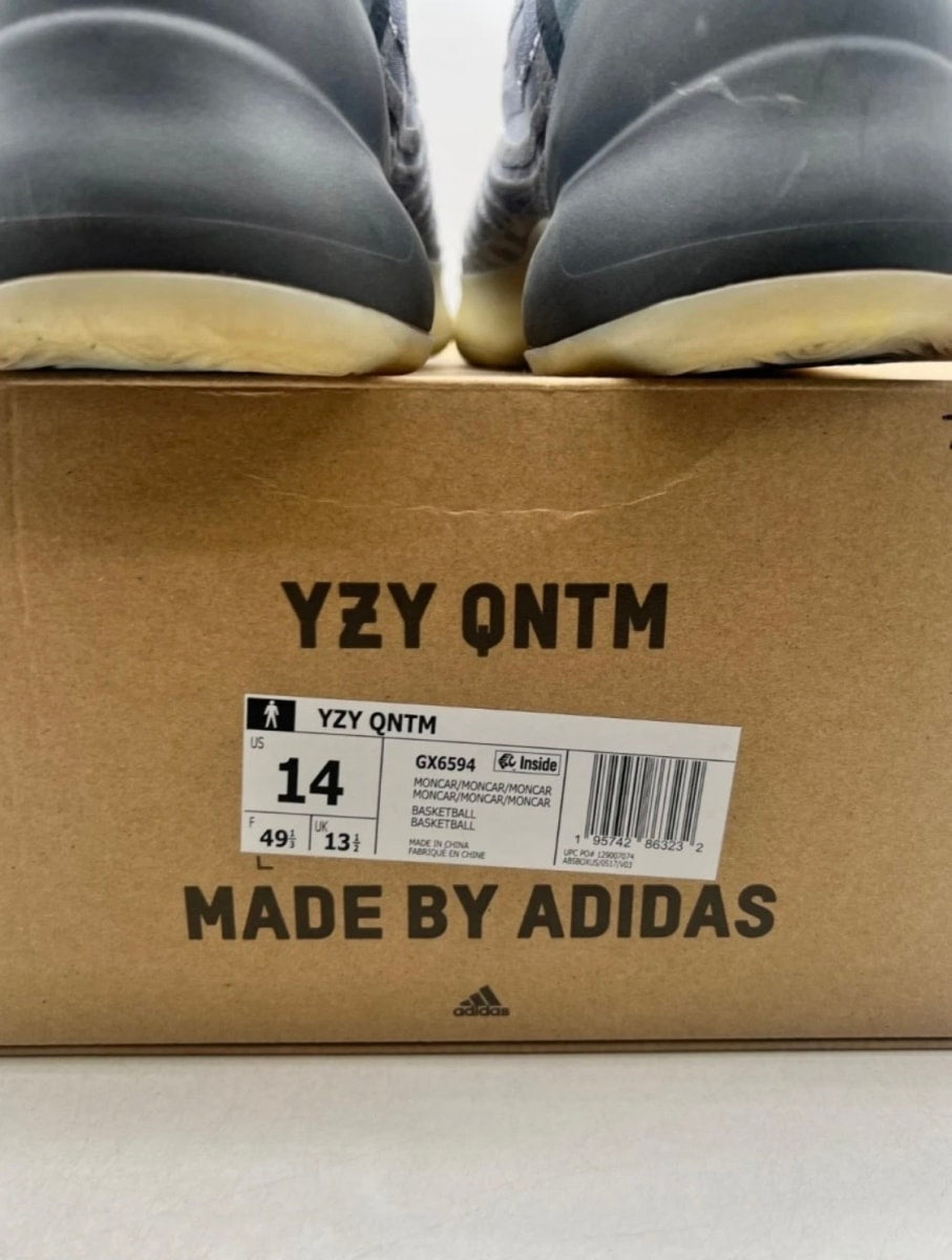 adidas Yeezy QNTM Mono Carbon 14 (Moderately Worn Pre-Owned)adidasMono Carbon/Mono Carbon/Mono Carbon - Image 3