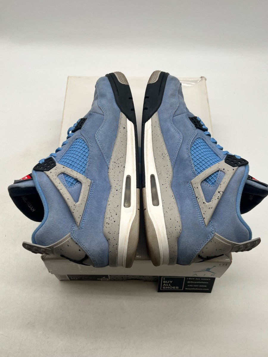 Jordan 4 Retro University Blue 10.5 (Heavily Worn Pre-Owned) - Image 7
