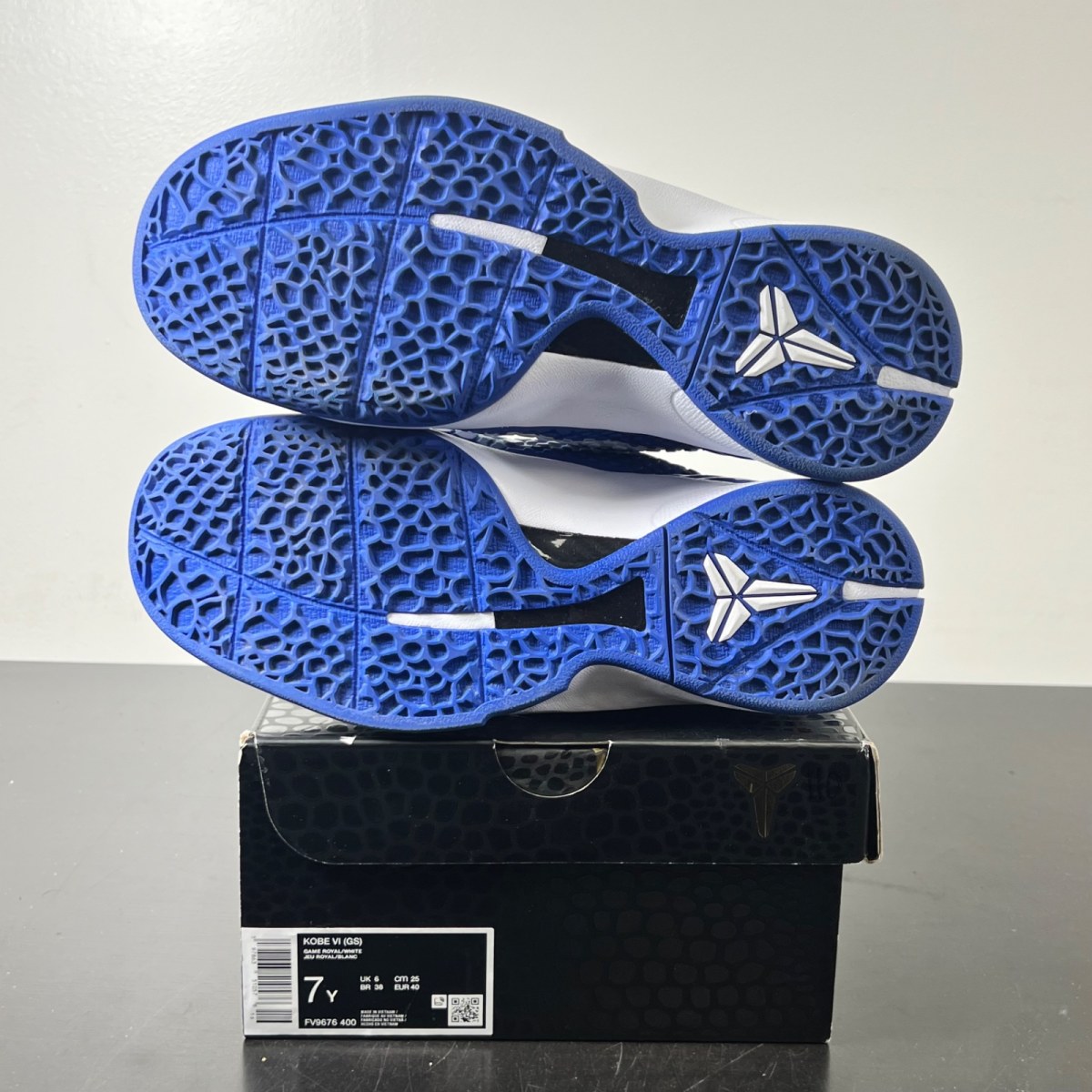 Nike Kobe 6 Dodgers (GS) 7Y (Lightly Worn Pre-Owned)NikeGame Royal/White/University Red - Image 6