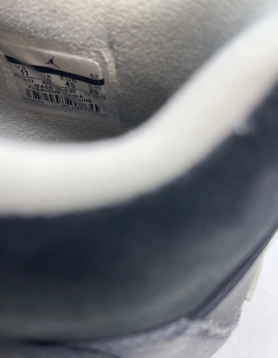 Jordan 4 Retro Fear Pack (2013) 11 (Heavily Worn Pre-Owned)JordanBlack/White-Cool Grey-Pure Platinum - Image 8