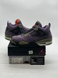 Jordan 4 Retro Canyon Purple (Women's) 8W (Lightly Worn Pre-Owned) - Image 1
