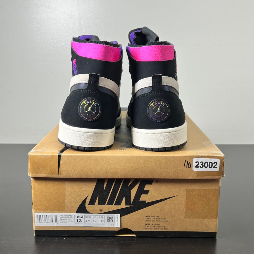 Jordan 1 High Zoom Air CMFT PSG Paris Saint-Germain 13 (Lightly Worn Pre-Owned)JordanWhite/Black-Psychic Purple-Hyper Pink - Image 4