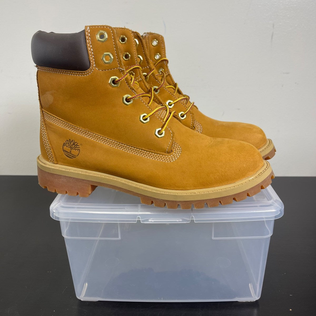 Timberland 6 Inch Premium Junior 'Wheat' 6 (Moderately Worn Pre-Owned)Timberland - Image 1