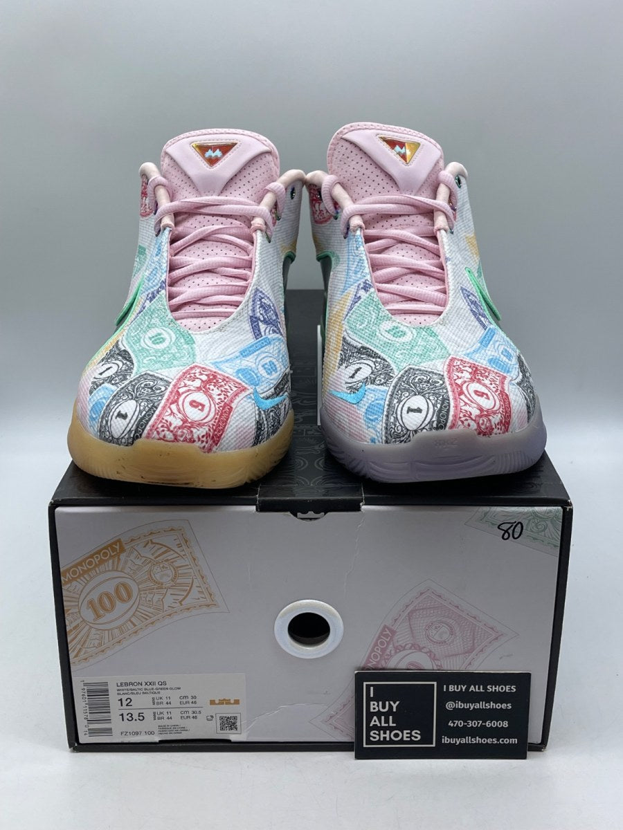Monopoly x Nike LeBron 22 QS 'Currency' 12 (Moderately Worn Pre-Owned) - Image 2
