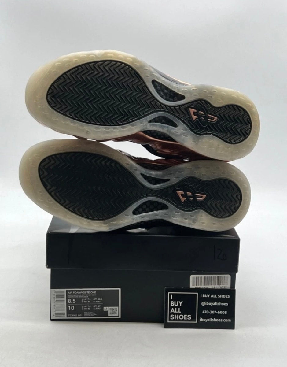 Nike Air Foamposite One Copper (2024) 8.5 (Lightly Worn Pre-Owned)NikeBlack/Metallic Copper/Off Noir - Image 7