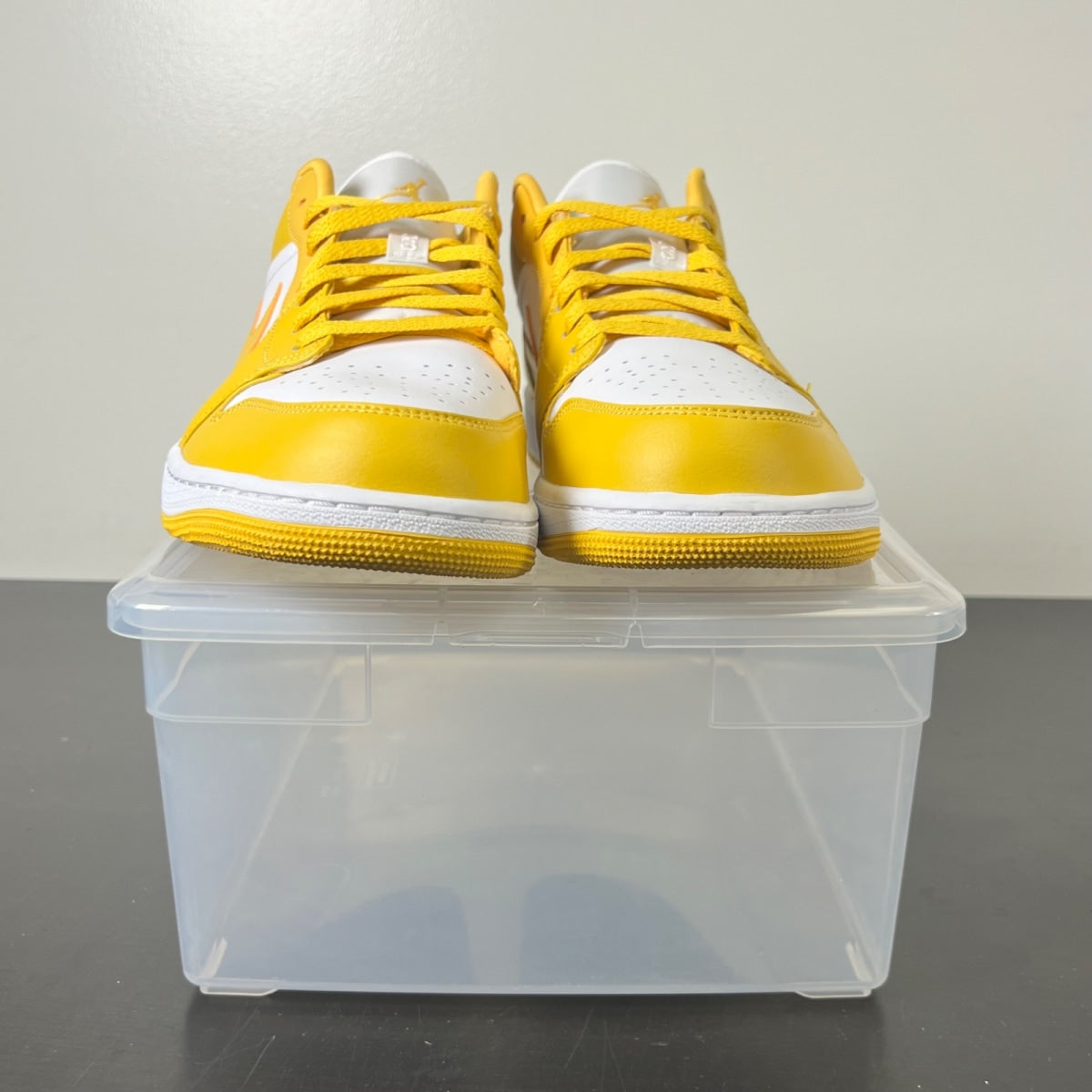 Jordan 1 Low Pollen 14 (New Pre-Owned)JordanWhite/Pollen - Image 2