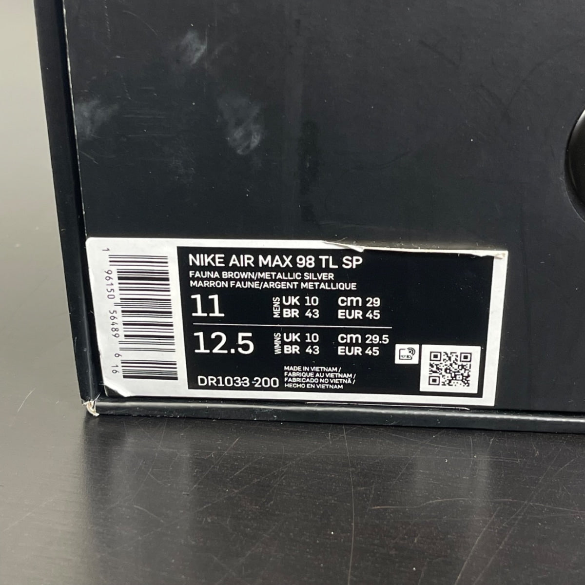 Nike Air Max 98 TL Supreme Brown 11 (Moderately Worn Pre-Owned)NikeBrown/Brown - Image 7