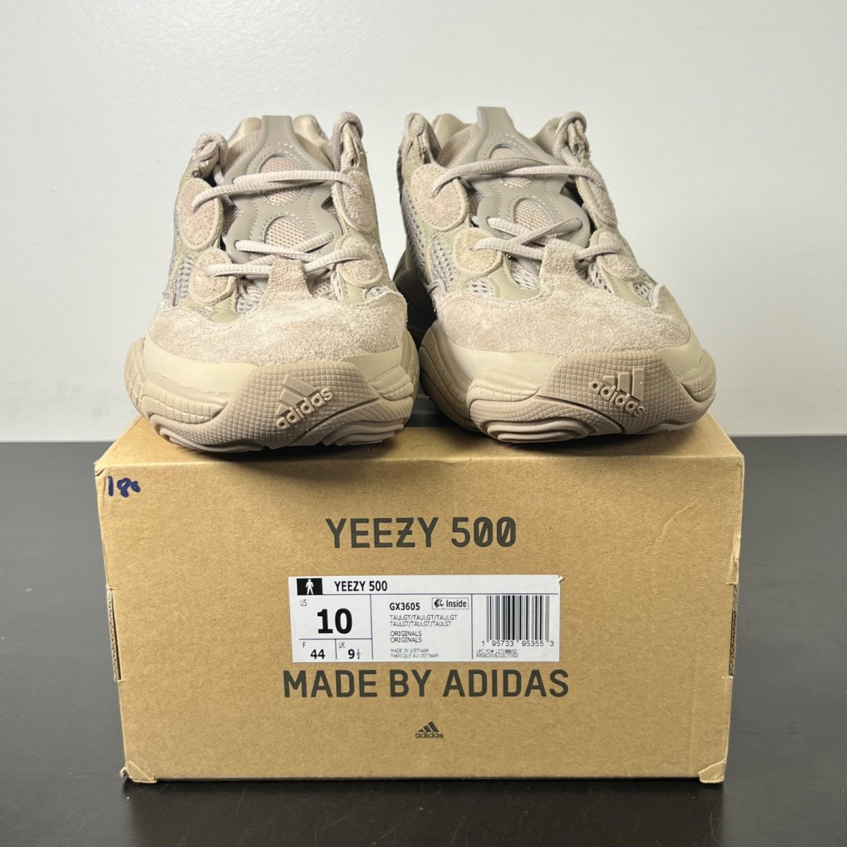adidas Yeezy 500 Taupe Light 10 (New Pre-Owned)adidasTaupe Light/Taupe Light/Taupe Light - Image 2