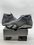 Jordan 14 Retro Flint Grey 11 (Lightly Worn Pre-Owned) - Image 1