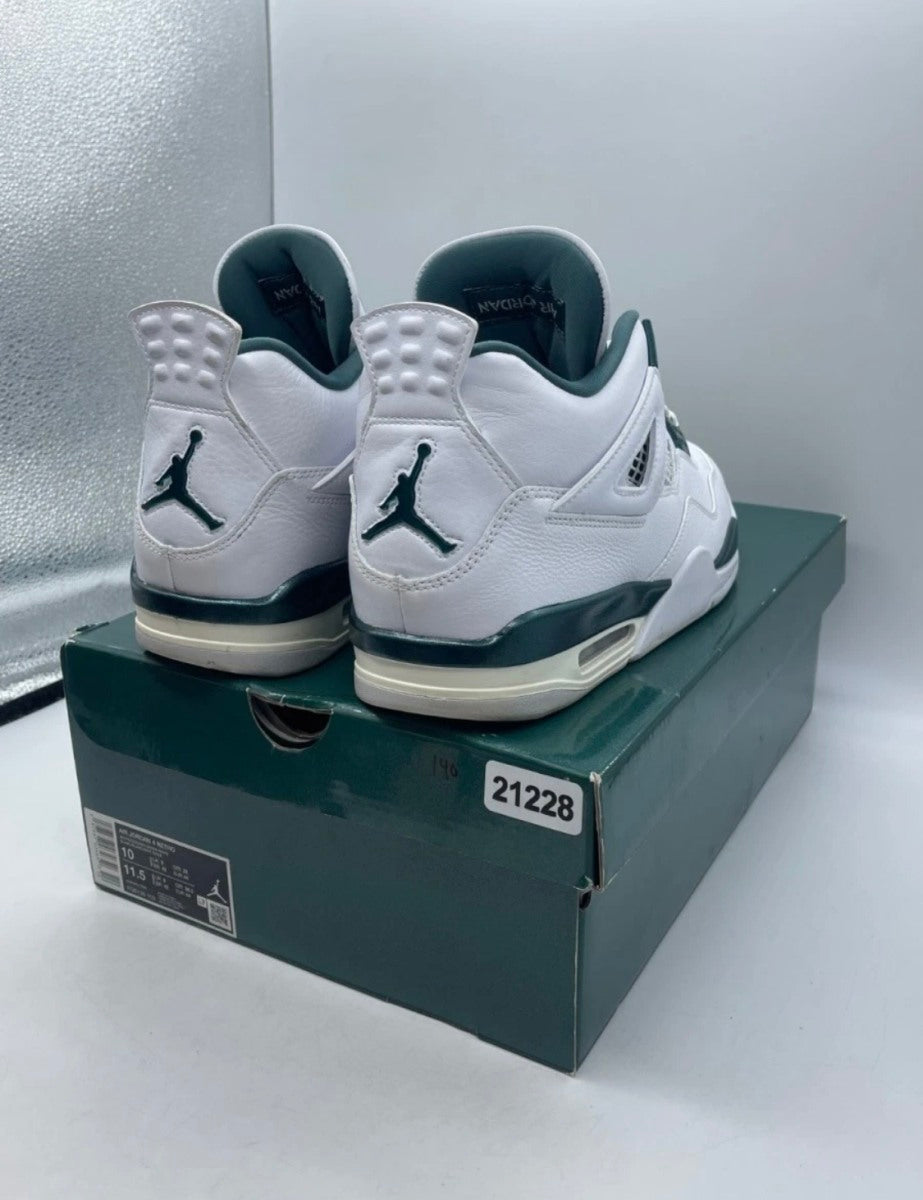 Jordan 4 Retro Oxidized Green 10 (Lightly Worn Pre-Owned)JordanWhite/Oxidized Green/White/Neutral Grey - Image 5