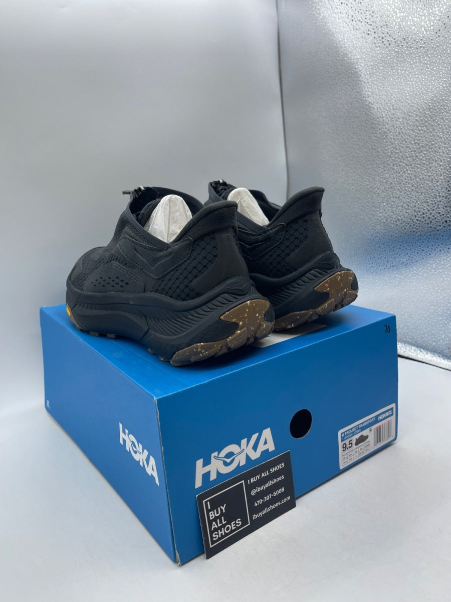 Hoka One One Project Transport Carbon Black 9.5 (Moderately Worn Pre-Owned)