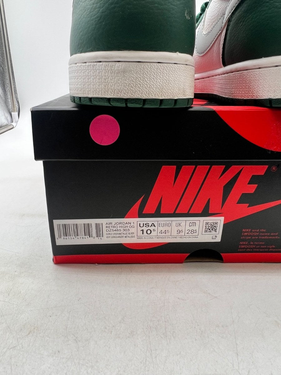 Jordan 1 Retro High OG Gorge Green 10.5 (Moderately Worn Pre-Owned) - Image 13