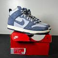 Nike Dunk High AB Notre Midnight Navy 12.5 (Lightly Worn Pre-Owned)NikePearl White/Blue Void-Grand Purple - Image 1