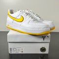 Nike Air Force 1 Low Retro QS Kobe Bryant Lakers Home 13 (Moderately Worn Pre-Owned)NikeWhite/Varsity Maize/Varsity Purple - Image 1