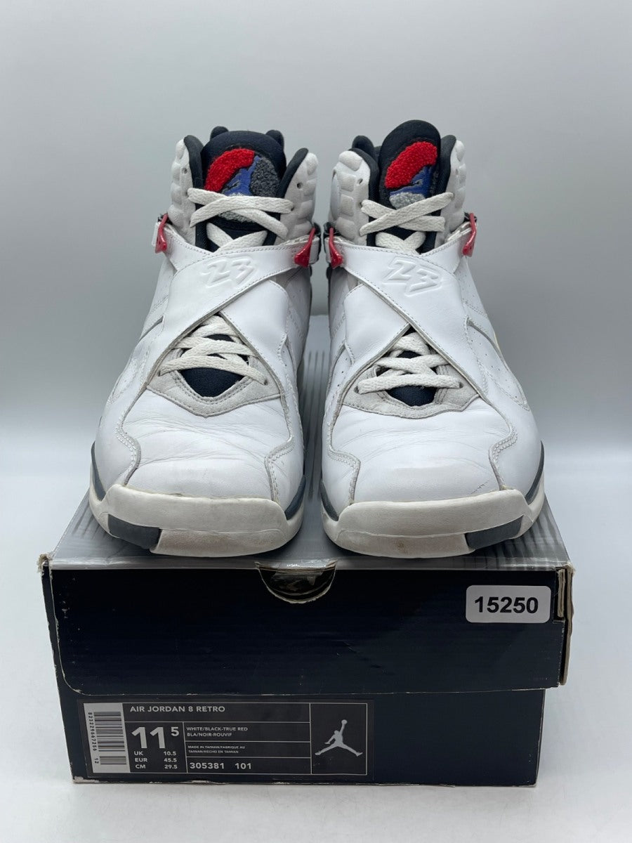 Jordan 8 Retro Bugs Bunny (2003) 11.5 (Moderately Worn Pre-Owned)JordanBugs Bunny White/Black-True Red - Image 2
