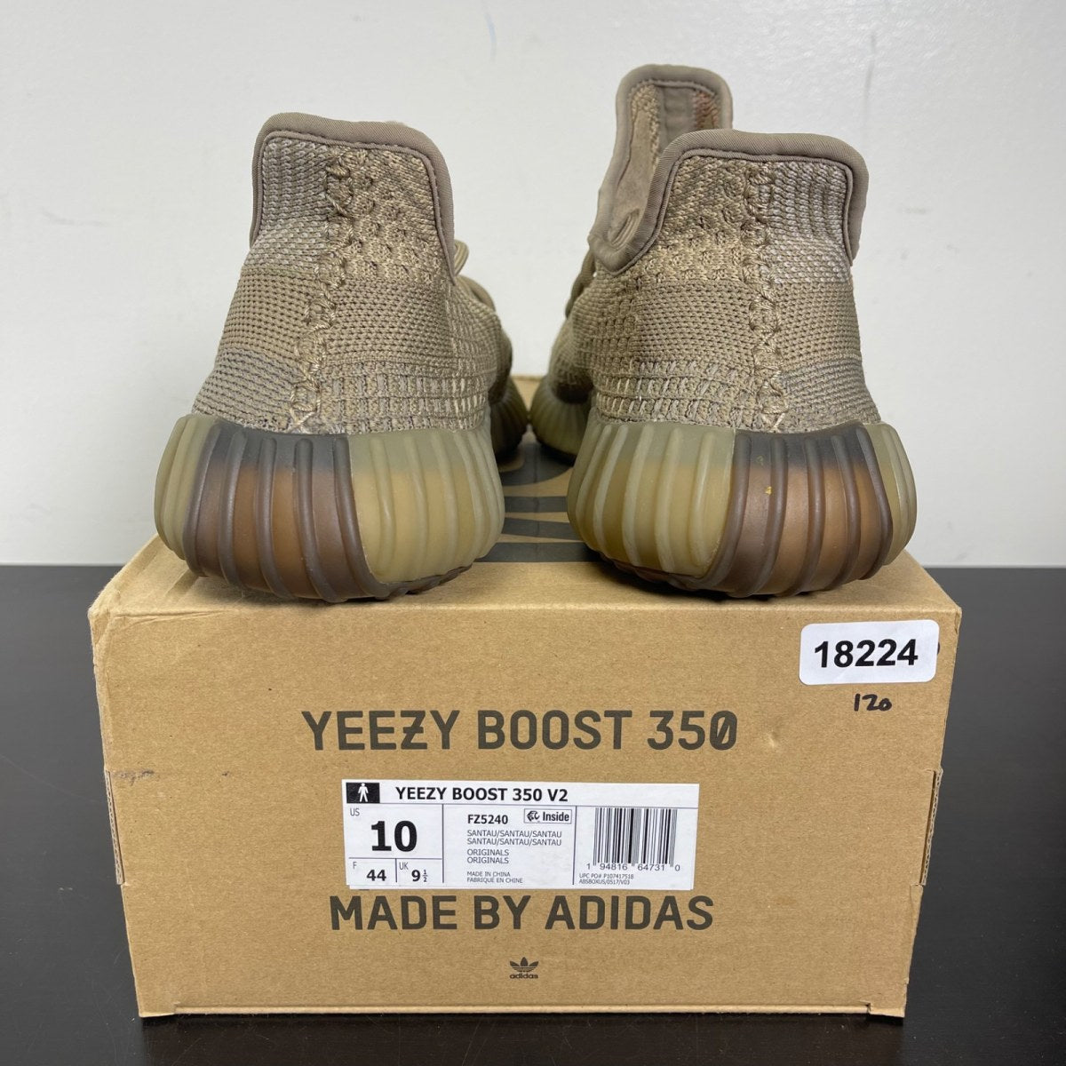 adidas Yeezy Boost 350 V2 Sand Taupe 10 (Moderately Worn Pre-Owned)adidasSand Taupe/Sand Taupe/Sand Taupe - Image 4