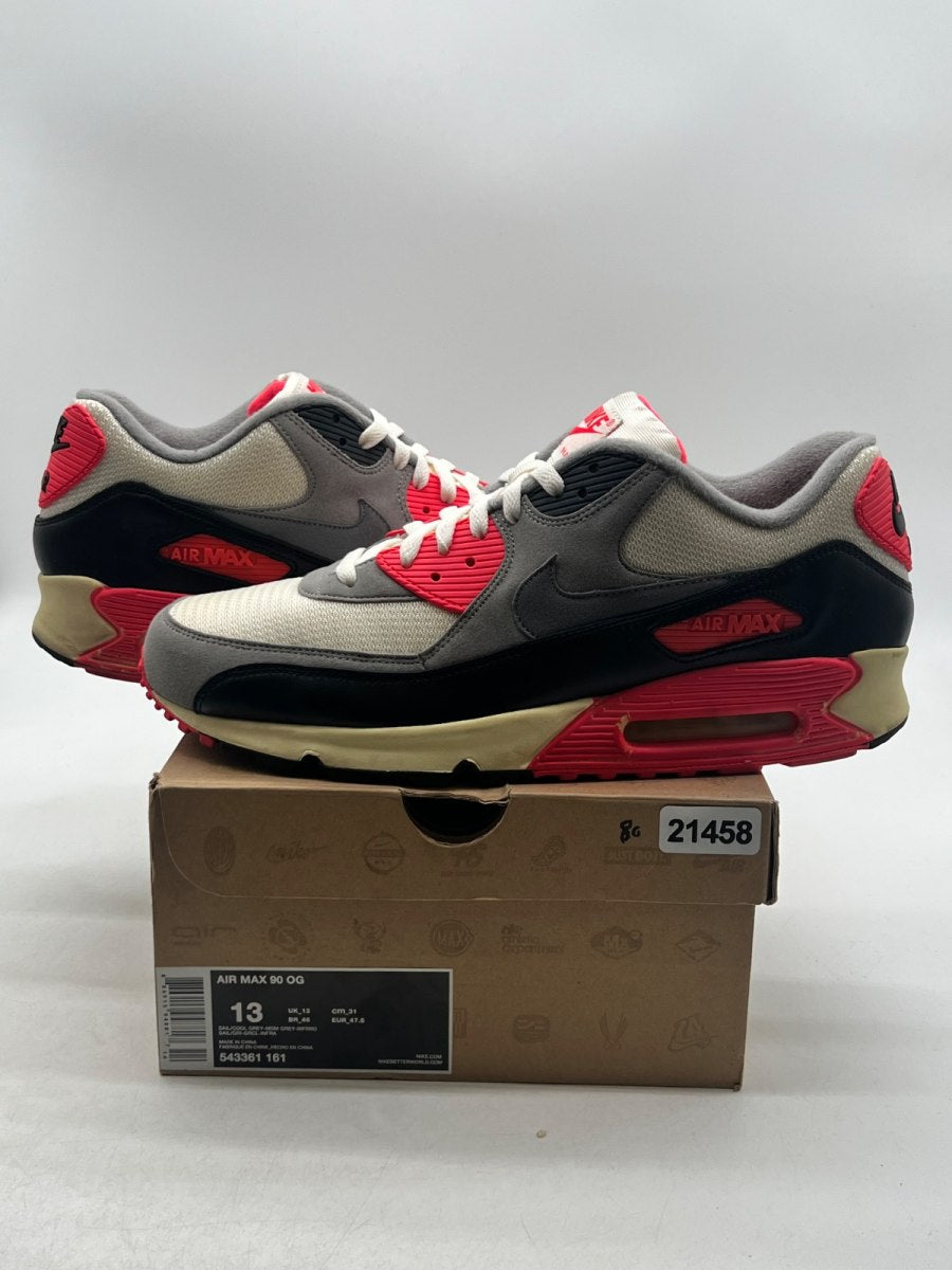 Nike Air Max 90 Infrared Vintage (2013) 13 (Moderately Worn Pre-Owned) - Image 1
