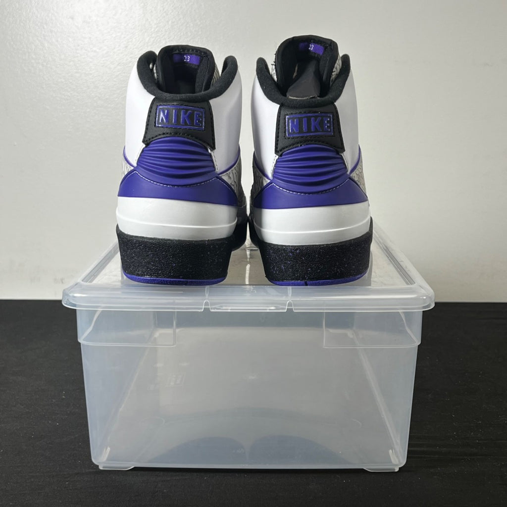 Jordan 2 Retro Dark Concord 9 (New Pre-Owned)JordanWhite/Concord-Black - Image 6