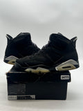 Jordan 6 Retro Chrome 11 (Moderately Worn Pre-Owned)JordanBlack/Black/Metallic Silver - Image 1