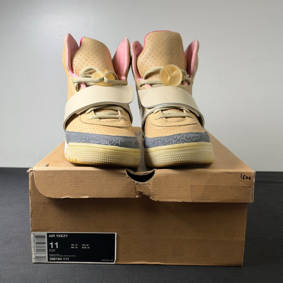 Nike Air Yeezy 1 Net Tan (Size 11) - Image 2