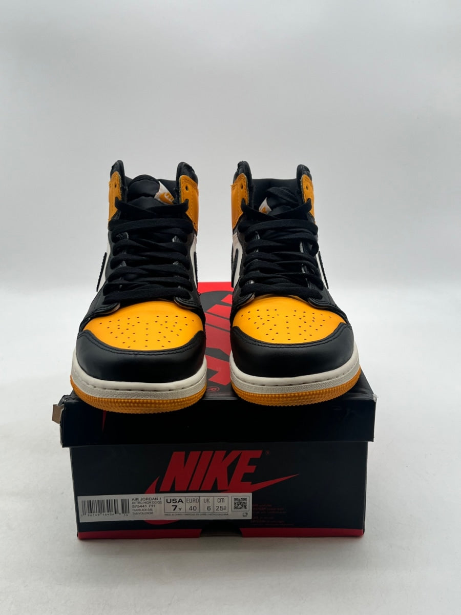 Jordan 1 Retro High OG Taxi (GS) 7Y (Lightly Worn Pre-Owned) - Image 2
