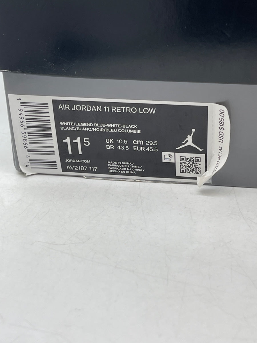 Jordan 11 Retro Low Legend Blue 11.5 (Moderately Worn Pre-Owned) - Image 9