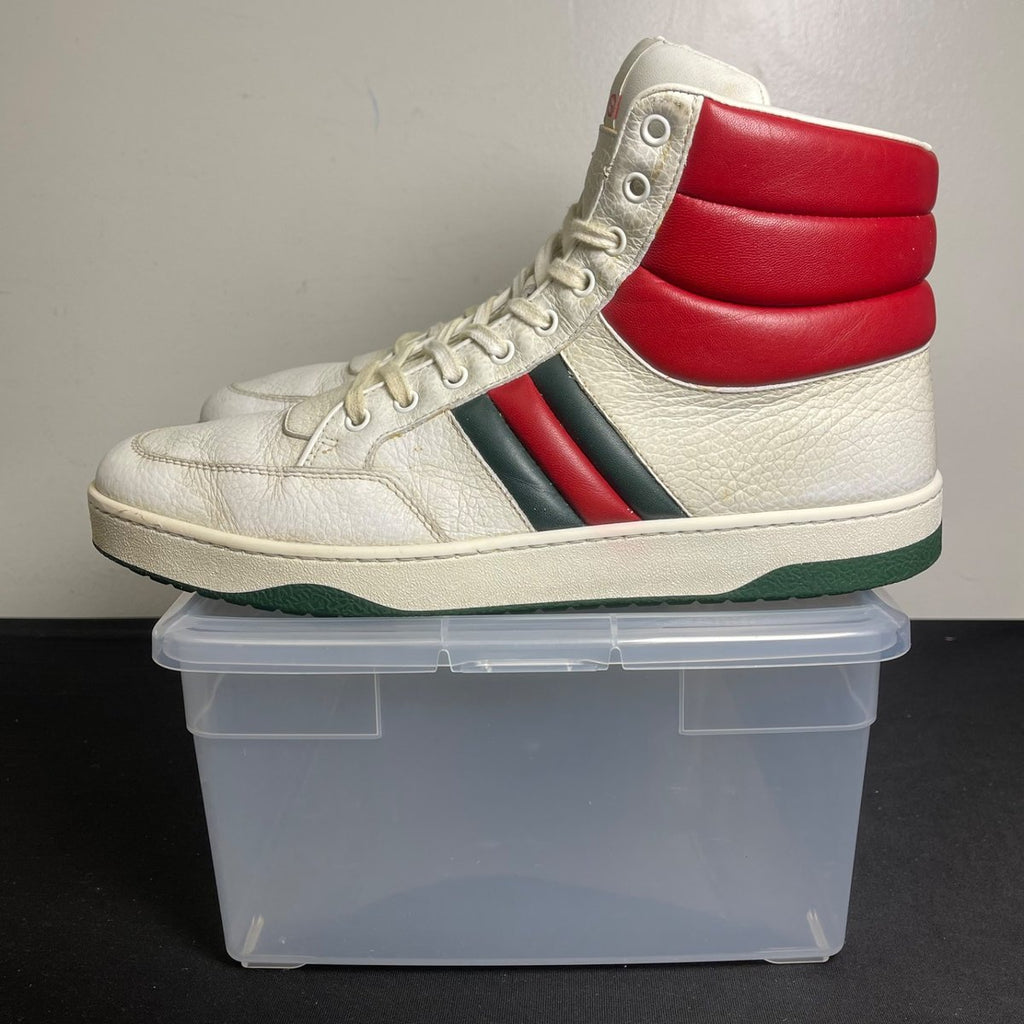 Gucci Contrast Padded Leather High Top (Size 11) - aux