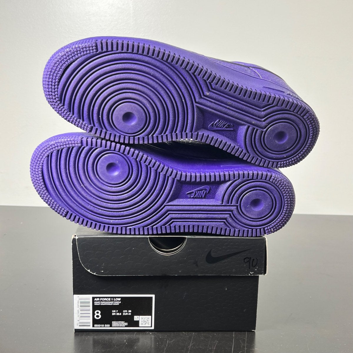 Nike Air Force 1 Low Kobe Bryant Court Purple 8 (Lightly Worn Pre-Owned)NikeCourt Purple/Court Purple - Image 6