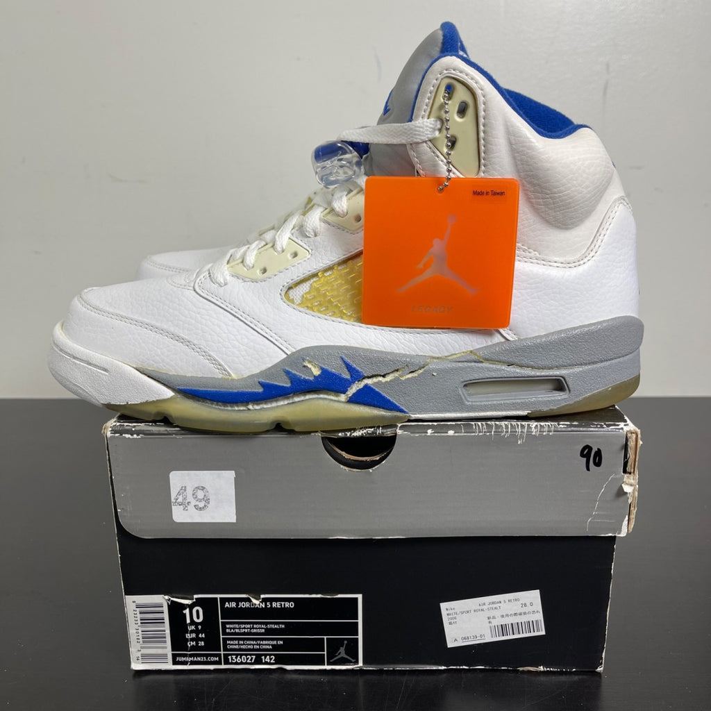 Air Jordan 5 Retro 'Stealth' 10 (Heavily Worn Pre-Owned)Air Jordan - Image 3