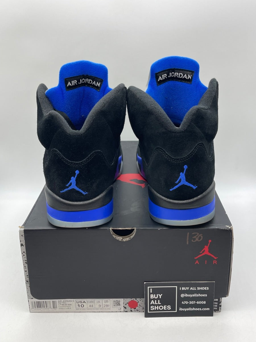 Jordan 5 Retro Racer Blue 10 (Moderately Worn Pre-Owned) - Image 3