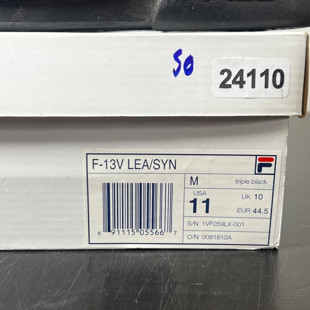 Fila F13 Velcro 'Triple Black' 11 (Lightly Worn Pre-Owned)Fila - Image 4
