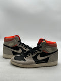 Jordan 1 Retro High Neutral Grey Hyper Crimson 13 (Heavily Worn Pre-Owned) - Image 1