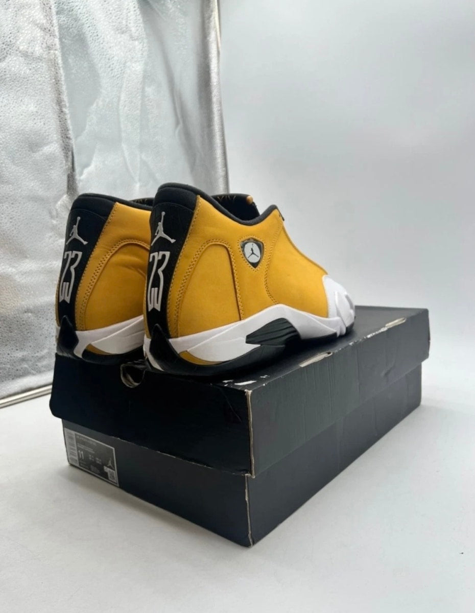 Jordan 14 Retro Light Ginger (2022) 11 (Lightly Worn Pre-Owned)JordanLight Ginger/Black/White - Image 5
