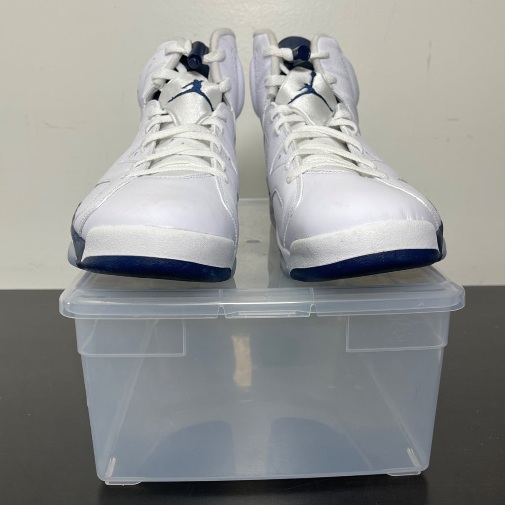 Jordan 6 Retro Midnight Navy (2022) 14 (New Pre-Owned)JordanWhite/Midnight Navy - Image 2