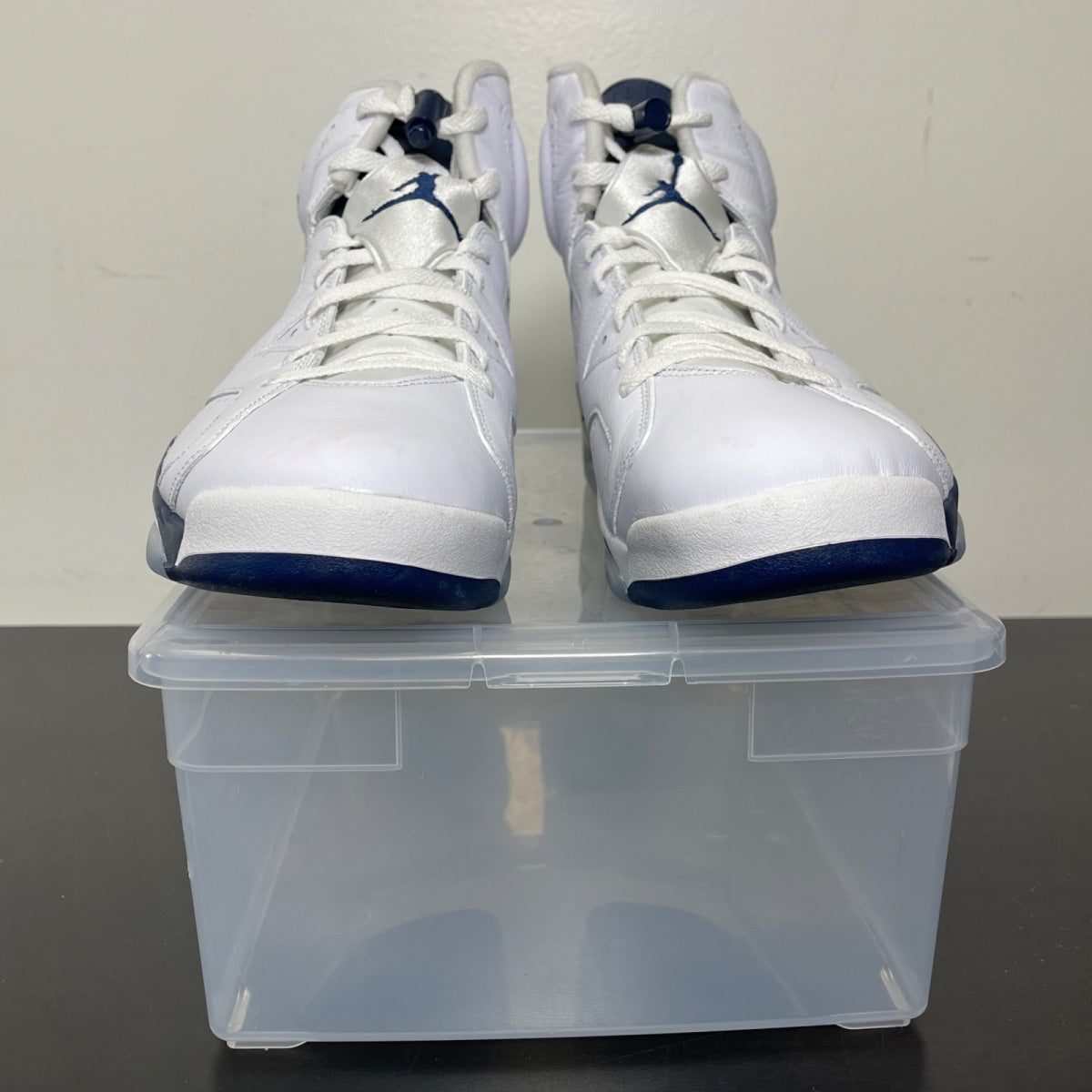 Jordan 6 Retro Midnight Navy (2022) 14 (New Pre-Owned)JordanWhite/Midnight Navy - Image 2