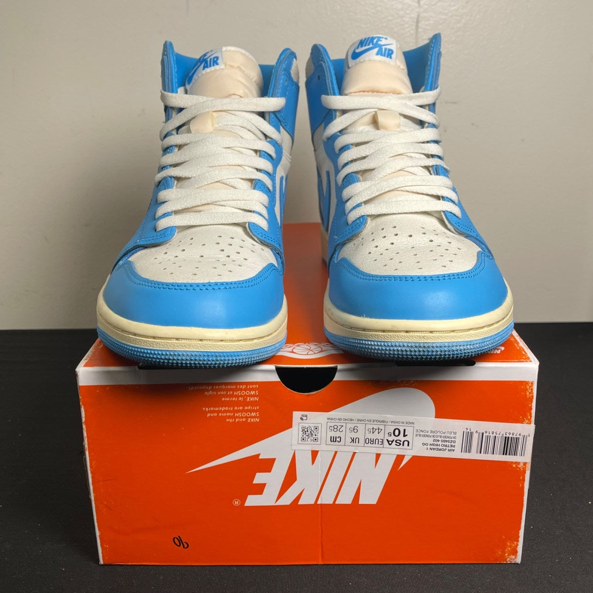 Jordan 1 Retro High OG UNC Reimagined (Size 10.5) - Image 2