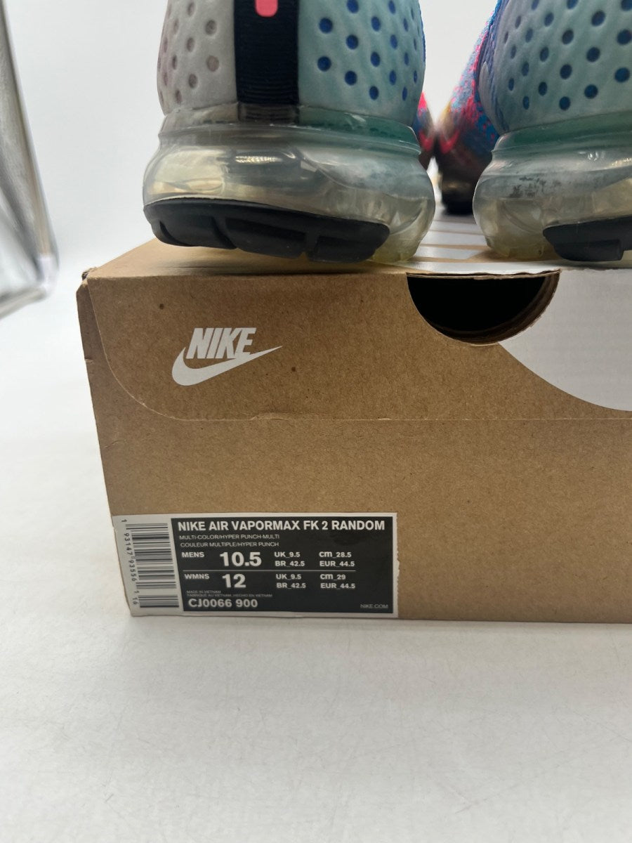 Nike Air VaporMax Flyknit 2 Random Yarn 10.5 (Lightly Worn Pre-Owned)NikeMulti-Color/Bright Crimson-Multi-Color-Multi-Color - Image 7