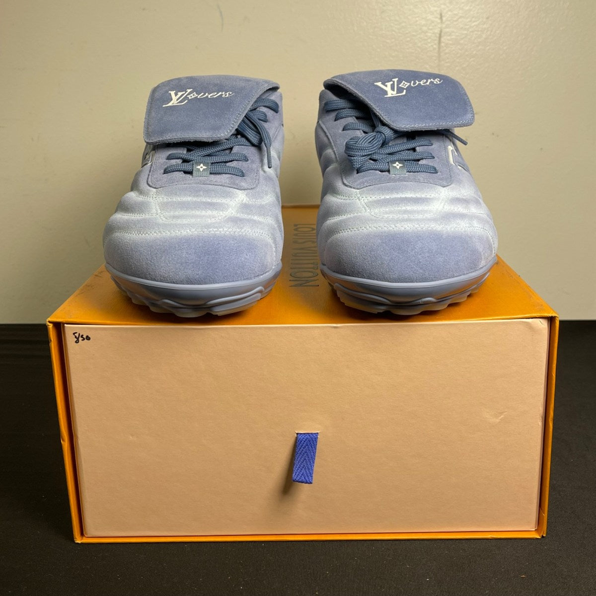 Louis Vuitton LV Footprint Soccer Blue (Size 9.5) - Image 2