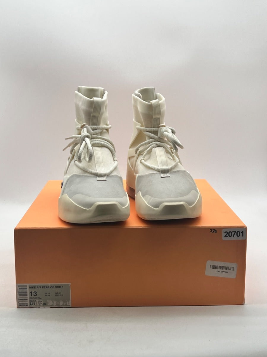 Nike Air Fear Of God 1 Sail Black 13 (Lightly Worn Pre-Owned) - Image 2