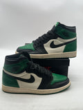 Jordan 1 Retro High Pine Green 12 (Moderately Worn Pre-Owned)JordanPine Green/Sail-Black - Image 1