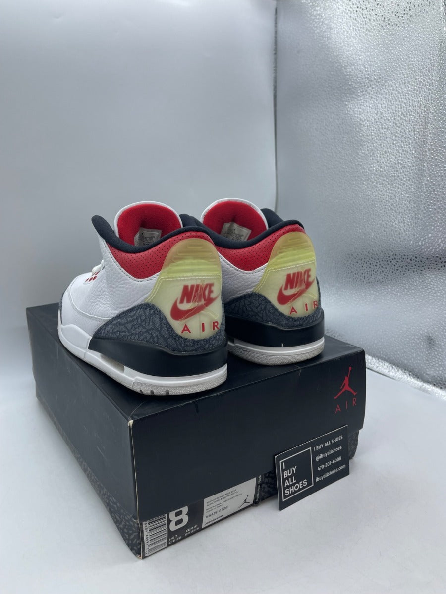 Jordan 3 Retro True Blue (2016) 8 (Moderately Worn Pre-Owned) - Image 4