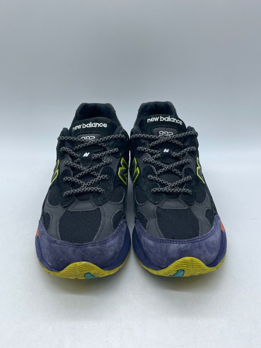 New Balance 992 MiUSA Black Purple 10 (Moderately Worn Pre-Owned) - Image 2