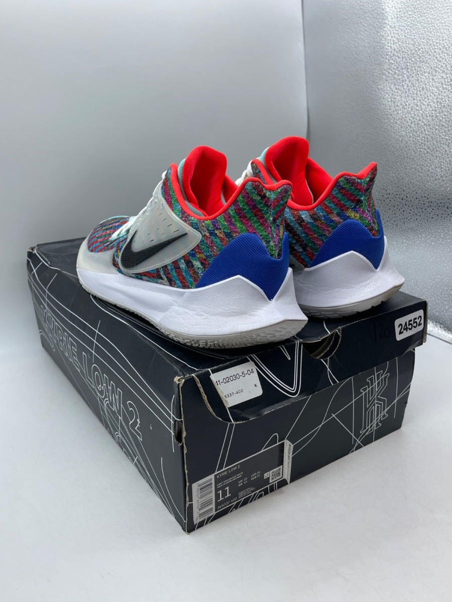 Nike Kyrie Low 2 Multi-Color 11 (Moderately Worn Pre-Owned)NikeLight Aqua/Black-White - Image 4
