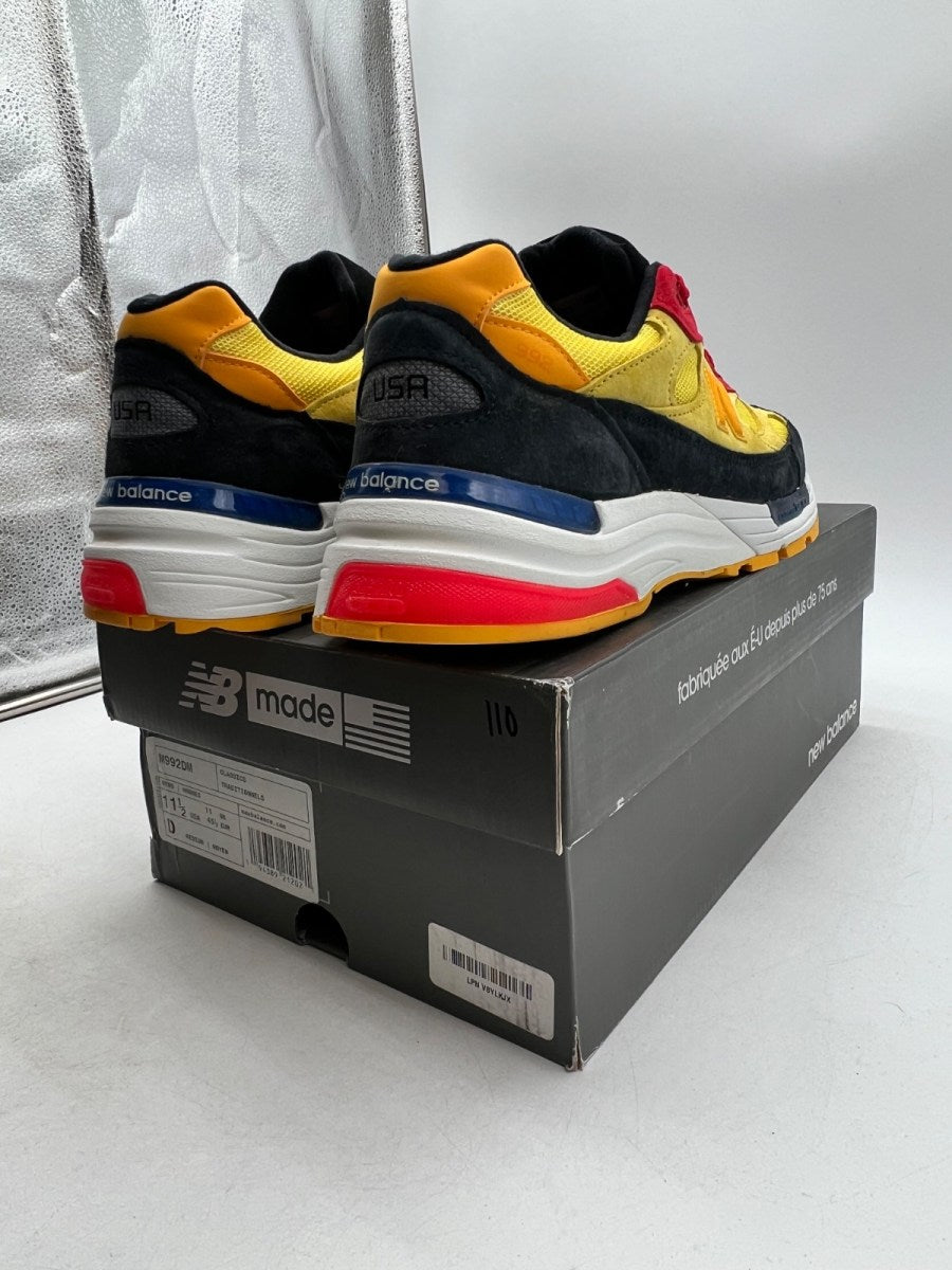 New Balance 992 Yellow Red 11.5 (Lightly Worn Pre-Owned)New BalanceYellow/Black-Red - Image 5