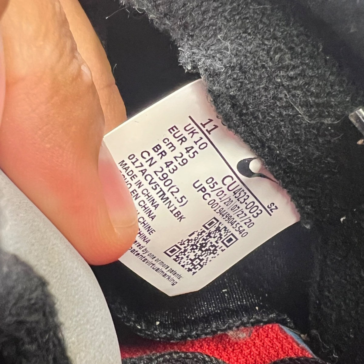 Air Jordan 5 Retro Low Golf Black Metallic 11 (Moderately Worn Pre-Owned)JordanBlack/Metallic Silver-Fire Red - Image 4