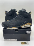 Jordan 6 Retro DMP (2020) 12 (Moderately Worn Pre-Owned)JordanBlack/Metallic Gold - Image 1