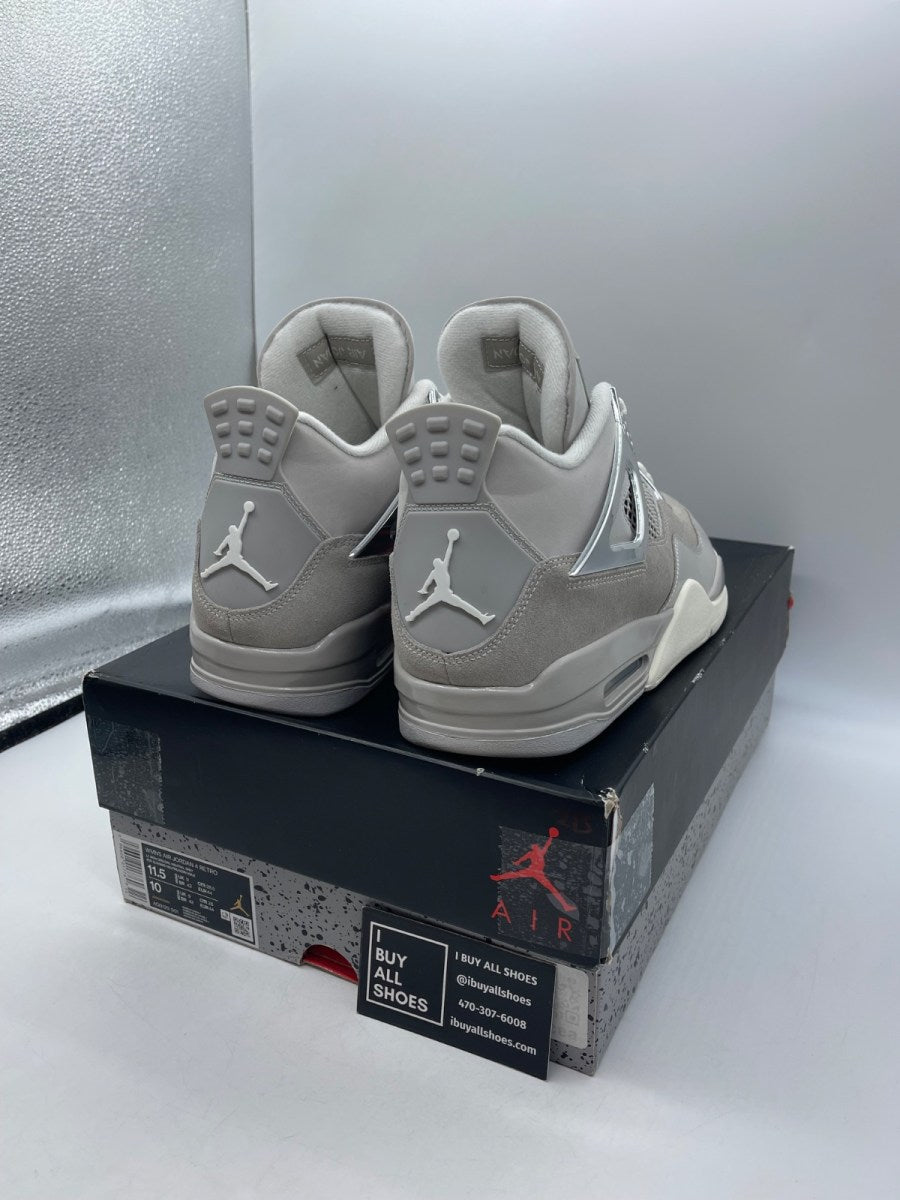 Jordan 4 Retro Frozen Moments (Women's) 11.5W (Moderately Worn Pre-Owned) - Image 5