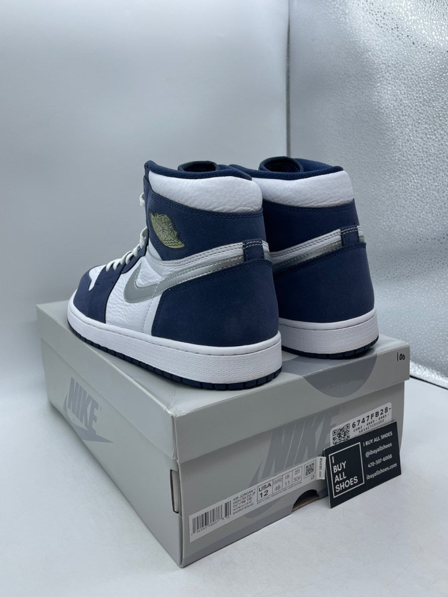 Jordan 1 Retro High CO.JP Midnight Navy (2020) 12 (Moderately Worn Pre-Owned) - Image 4